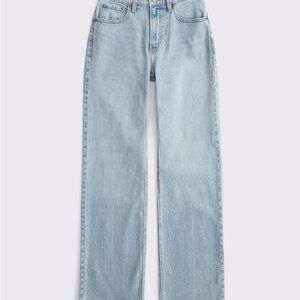 Abercrombie Curve Love High Rise Mom Jeans